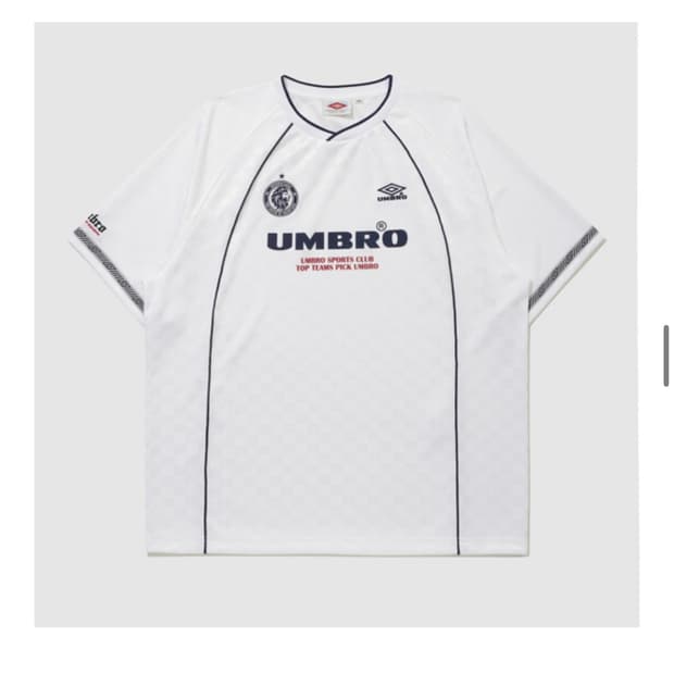 엄브로 화이트 축구티