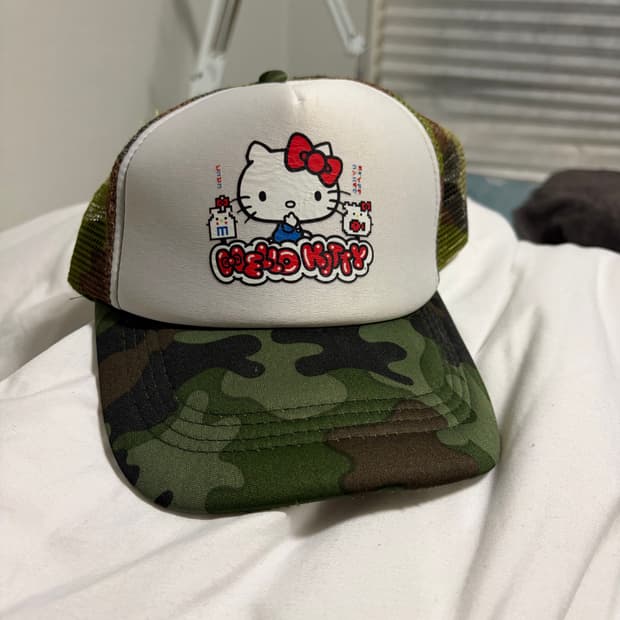 헬로키티 캡 모자