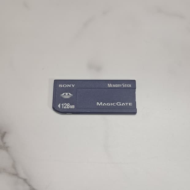 인식확인* 소니 메모리스틱 128MB 빈티지 카메라