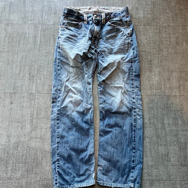 Edwin 에드윈 핀터깔y2k 보헤미안아메카지 웨스턴데님팬츠