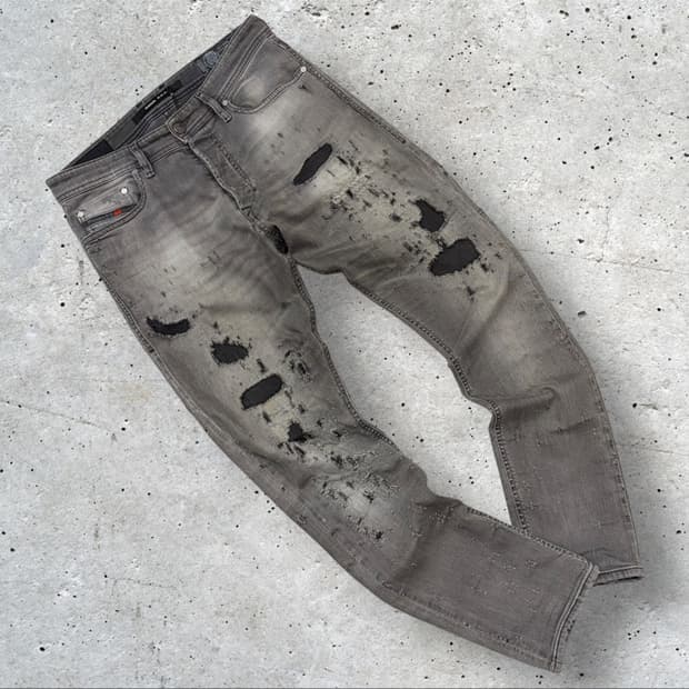 [29] 디젤 DNA 데미지 워싱 청바지 데님팬츠 그레이 C324