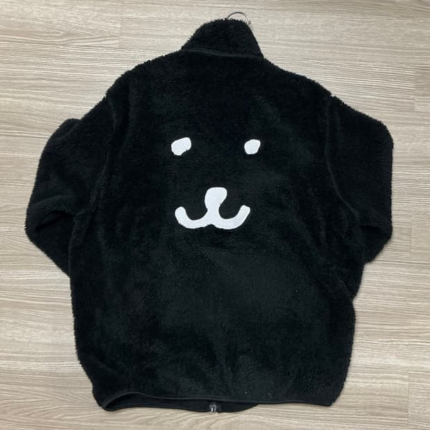 스파오 농담곰 후리스 블랙 L