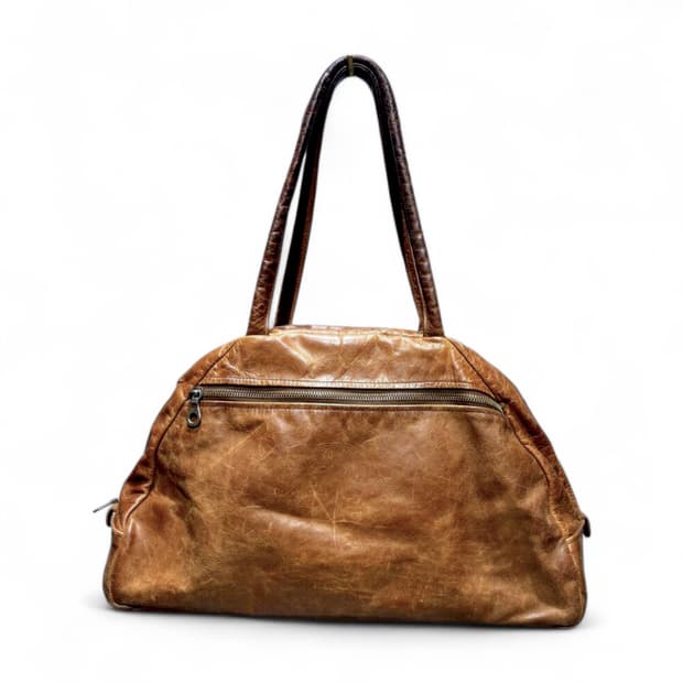 Jas M.B 빈티지가공 레더 볼링백 포터 장인 가죽 추천