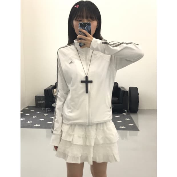 Adidas White & Silver Jersey