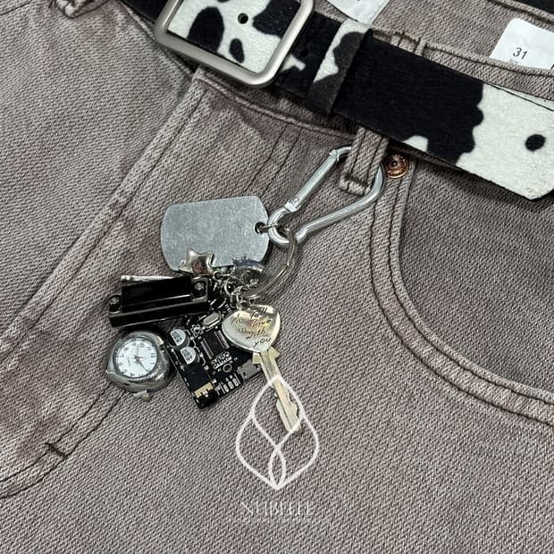 🌗 Mainboard keyring / 메인보드 시계 키링
