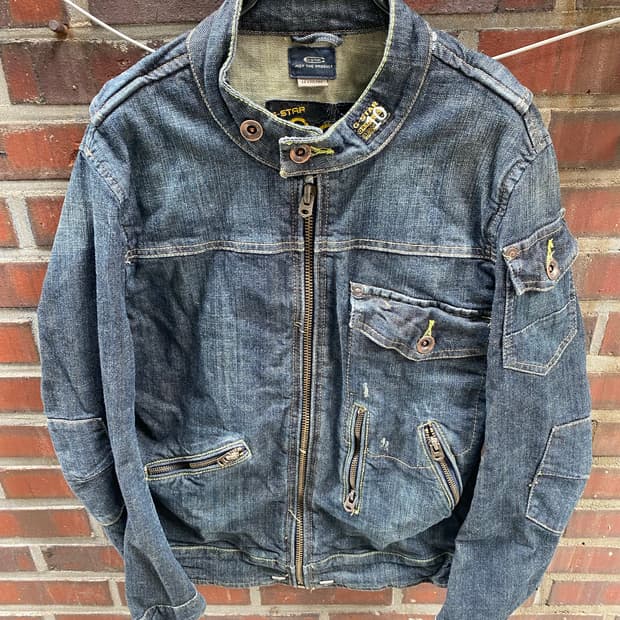 G-stat rider denim jk(스판)