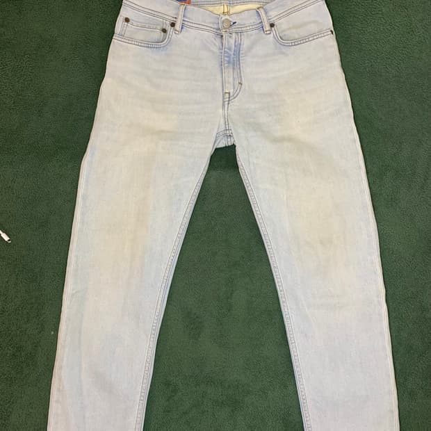 아크네 스튜디오 연청 데님 팬츠