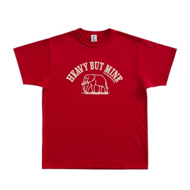 HEAVY BUT MINE T-SHIRTS (RED) L