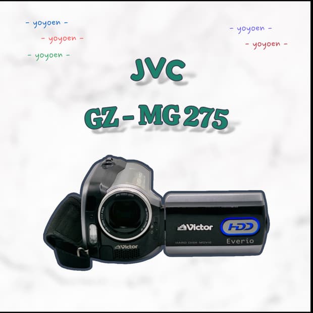 JVC GZ-MG275 블랙 빈티지캠코더