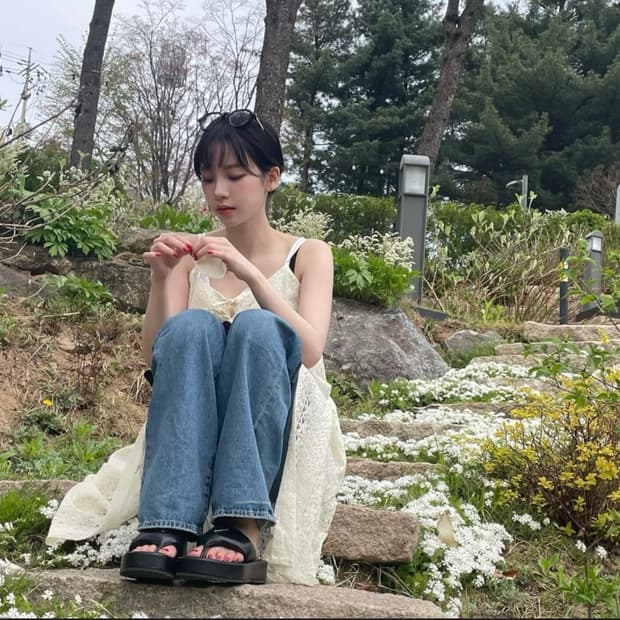 카리나 레이어드 뷔스티에 원피스