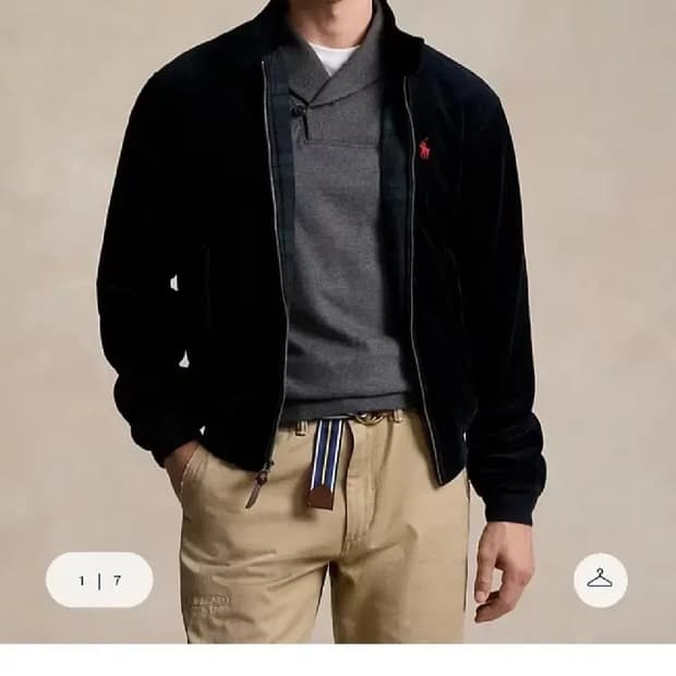 [백화점 상품]폴로 랄프로렌 코듀로이 자켓 L사이즈