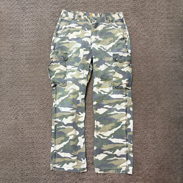 Carhartt 릴렉스핏 카고 워크 팬츠 (34)