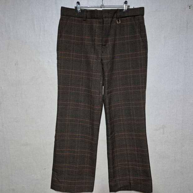 Wooyoungmi 우영미 체크 와이드 팬츠 52(36inch)