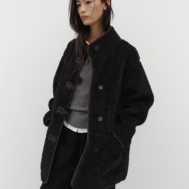 로우타이드 리버시블 무스탕 