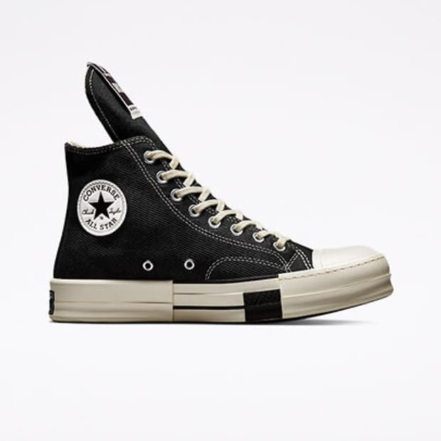 (290) 릭오웬스 컨버스 다크스타 척70 하이 블랙