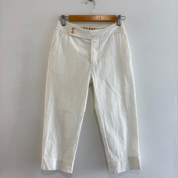 Marni Linen cropped pants
