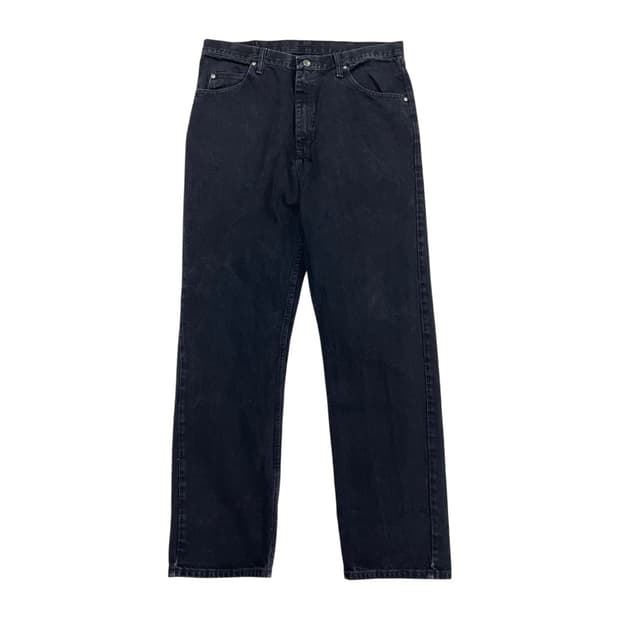 [38x34] 90s 랭글러 블랙 데님 릴렉스 핏wrangler