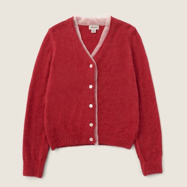 Rosha organza Alpaca Cardigan