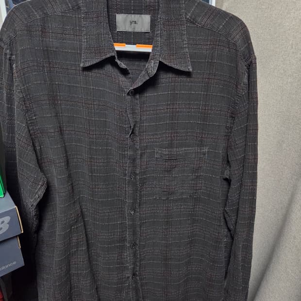 이얼즈어고 클래식핏 포이카 체크셔츠 3사이즈