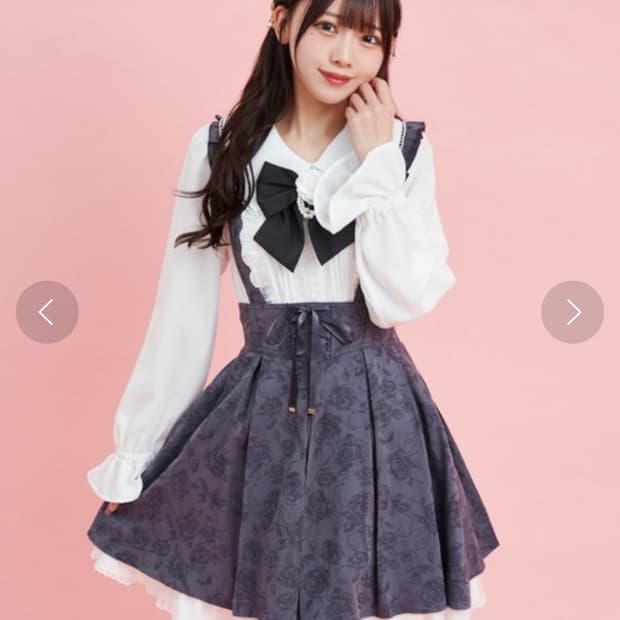 시크릿 허니 번치 장미스커트 백리본 