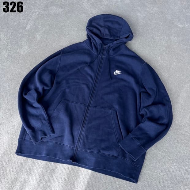 나이키 네이비 후드집업 