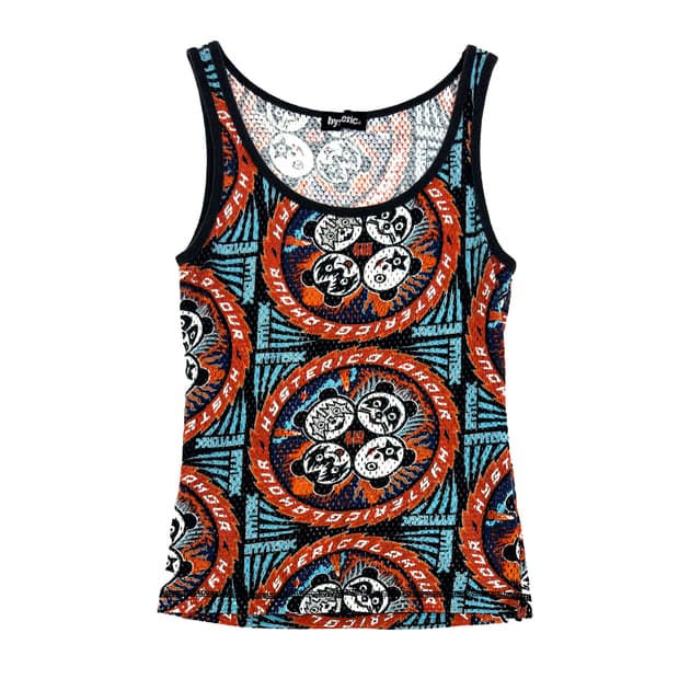 Hysteric Glamour Kiss Panda Tank Top/ Os