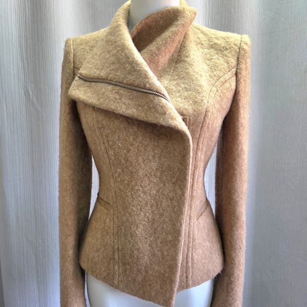 TIME 모 자켓 베이지S # 