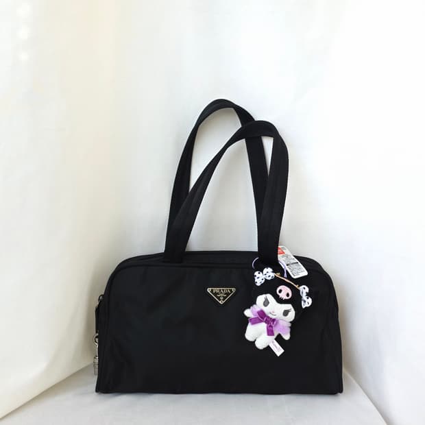 [정품 PRADA] 프라다 포코노 나일론 바게트백 숄더백