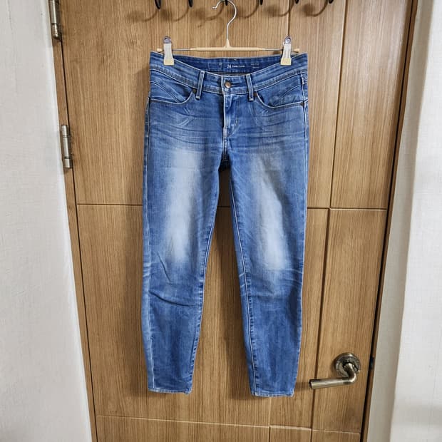 (24)여성 리바이스 미드 라이즈 스키니진 데님 팬츠