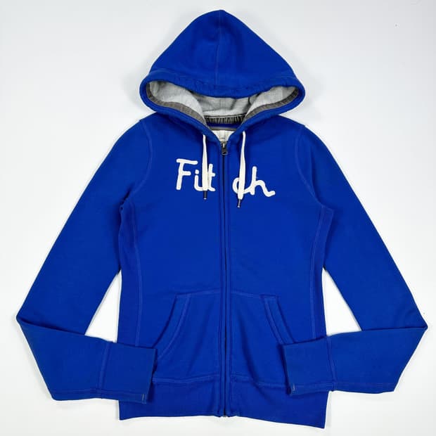 (수선자국존재) 아베크롬비 og y2k 여성 슬림핏 후드집업 여성S