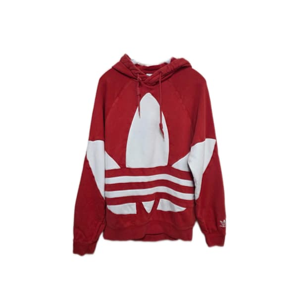 🔥아디다스 빅로고 레드 후드티🔥