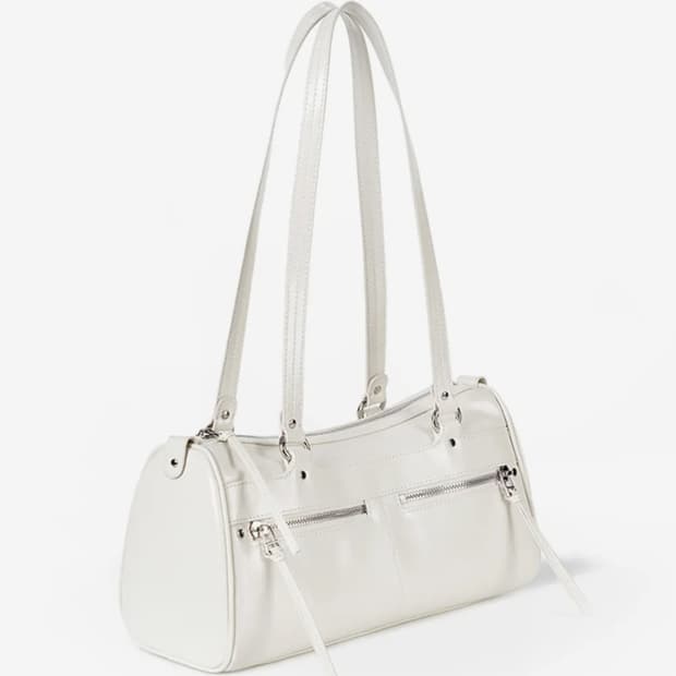 페넥 레디 더플 숄더백 크림 새상품