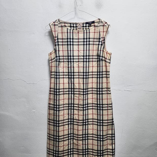 버버리 노바체크 여성용 원피스