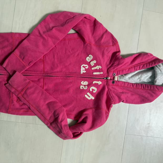 아베크롬비 후드집업 핑크