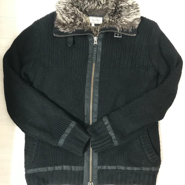 빈티지 투웨이 무스탕 울프죠