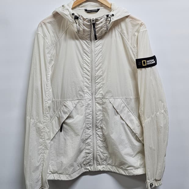 내셔널지오그래픽 후드 바람막이 M