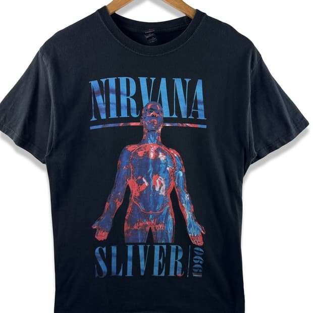 너바나 실버 1990 부틀렉 밴드티셔츠2114