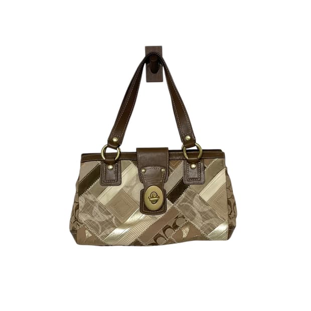 코치 패치워크 숄더백