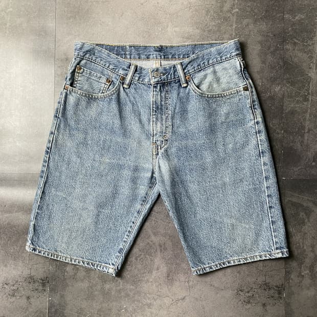 LEVI'S 리바이스505 빈티지 데님 워크 하프팬츠 A01201