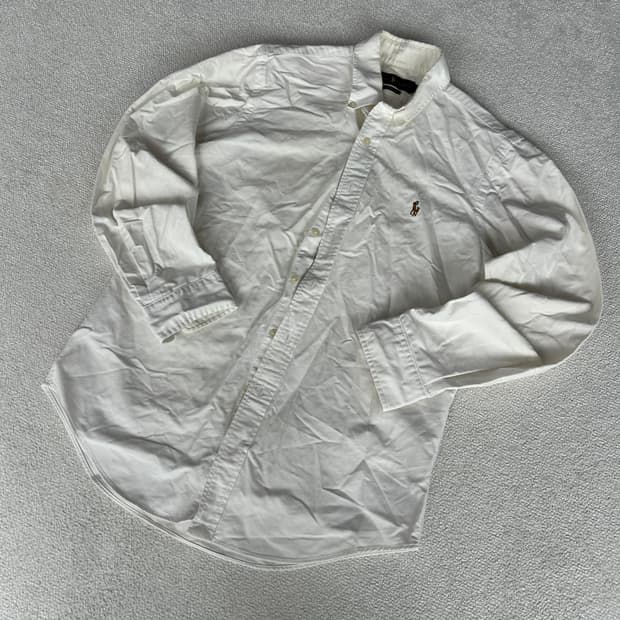 폴로 랄프로렌 화이트 셔츠 남방 m