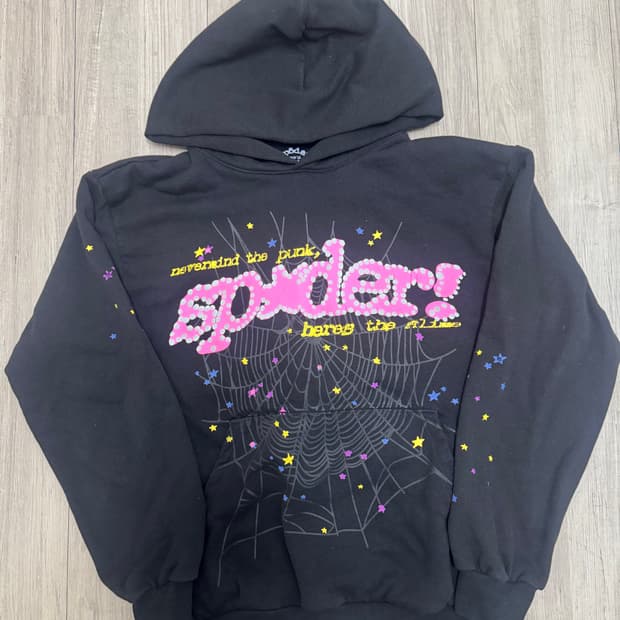 Sp5der p!nk hoodie v2