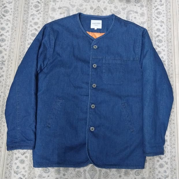 올세인츠 워리어 데님 퀼팅자켓 XL