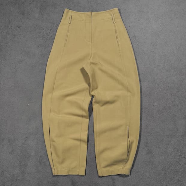 RECTO 렉토 벌룬핏 코튼 절개 팬츠