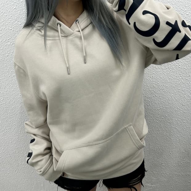 아베크롬비 백로고 아이보리 후드 XL