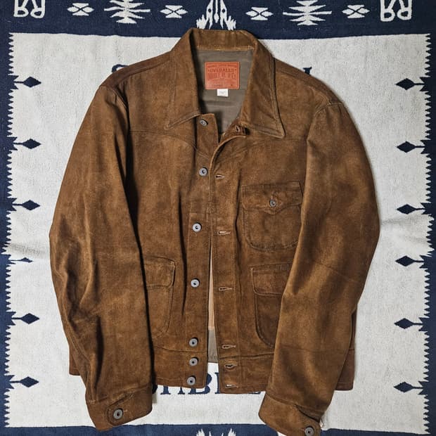 RRL 러프아웃 스웨이드 자켓 XL