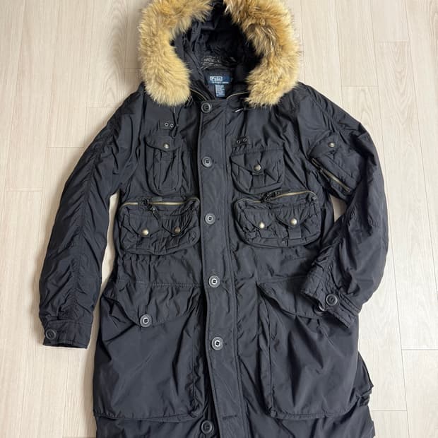 레어) 폴로 랄프로렌  스노클 롱 다운 파카  리얼 코요테(탈부착) / 