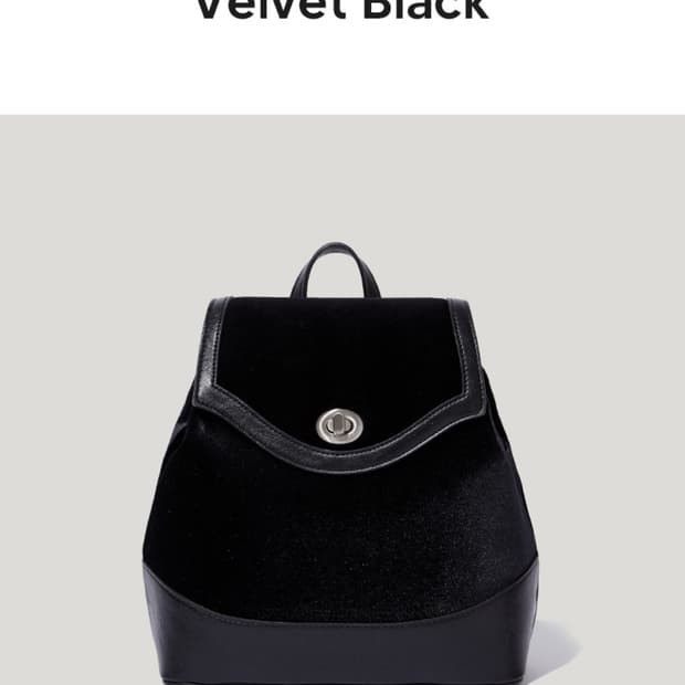 오브히 (구 백투베이직스) 미뇽백팩 벨벳블랙
