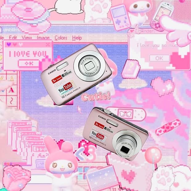 🍓레어🍓 카시오 엑슬림 EX-Z33 딸기우유 핑크 디카 디지털 카메라