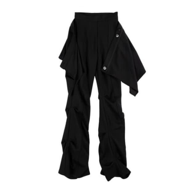 오호스 랩오버 턱팬츠