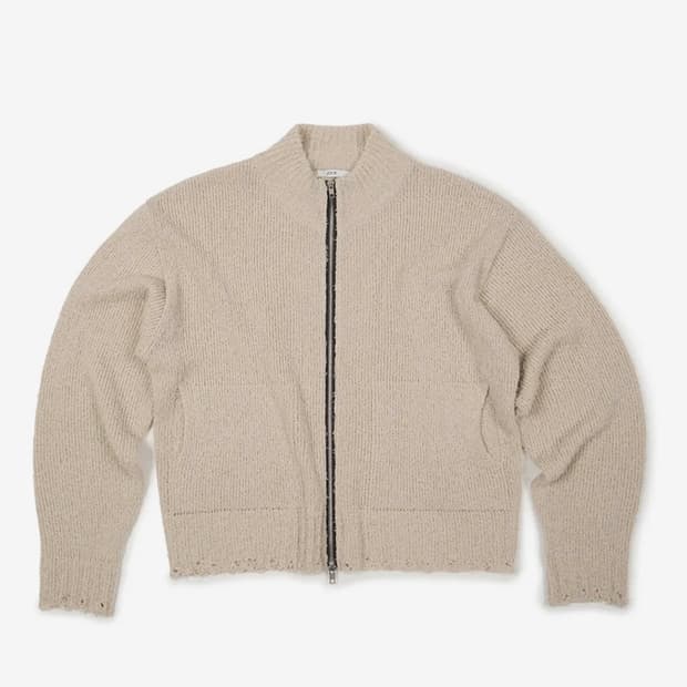 [M] etce 데미지드 크롭 니트